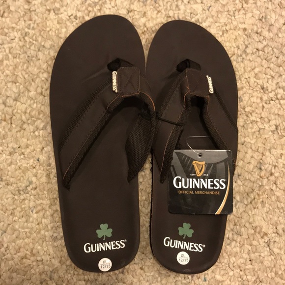 guinness flip flops with bottle opener